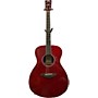 Used Yamaha FS-TA Acoustic Electric Guitar Red