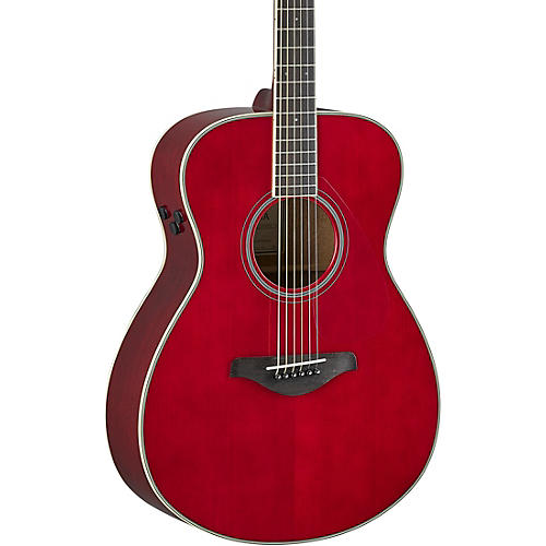 Yamaha FS-TA TransAcoustic Concert Acoustic-Electric Guitar Ruby Red
