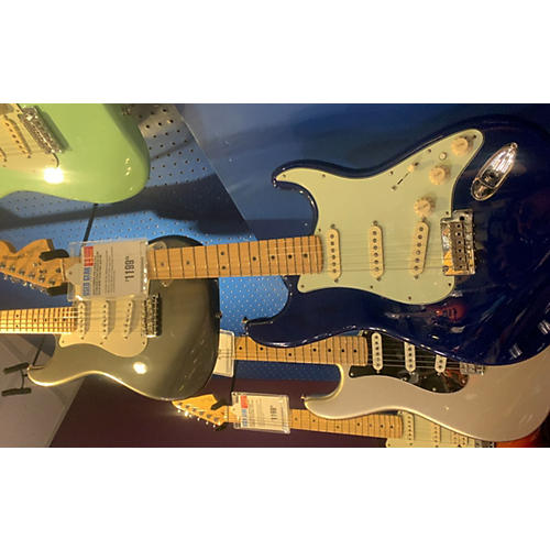 Fender FSR American Standard Stratocaster Solid Body Electric Guitar Blue