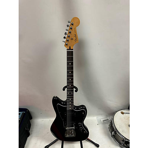 Fender FSR Competition Stripe Jazzmaster Solid Body Electric Guitar Black