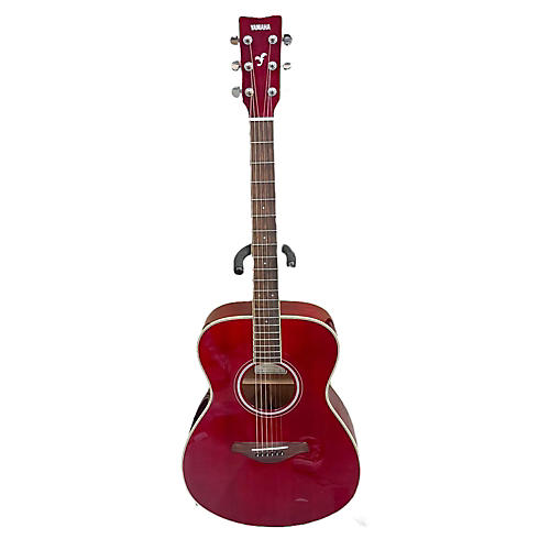 Yamaha FSTA TransAcoustic Concert Acoustic Electric Guitar CHERRY RED