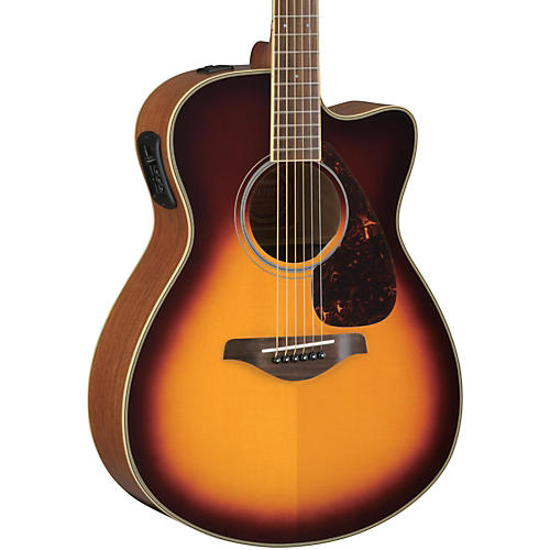 FSX730SC Solid Top Concert Cutaway Acoustic-Electric Guitar