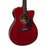 Yamaha FSX800C Concert Cutaway Acoustic-Electric Guitar - Ruby Red