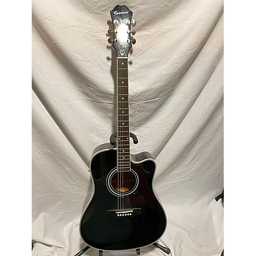 Epiphone FT350SCE Acoustic Electric Guitar Black | Musician's Friend