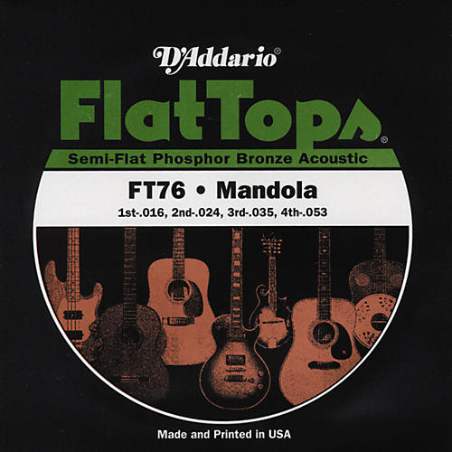 FT76 Flat Top PB Mandola String Set