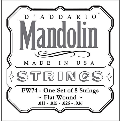 FW74 Flatwound Medium Mandolin Strings