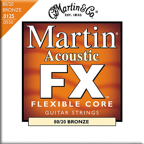 FX645 80/20 Bronze Acoustic Light/Medium Strings