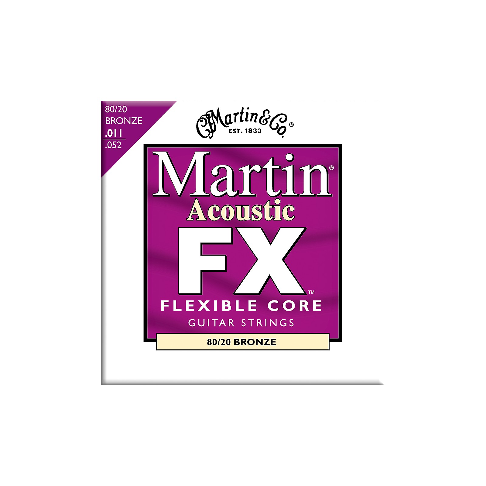 Martin FX675 Custom Light 80/20 Bronze Acoustic Guitar Strings