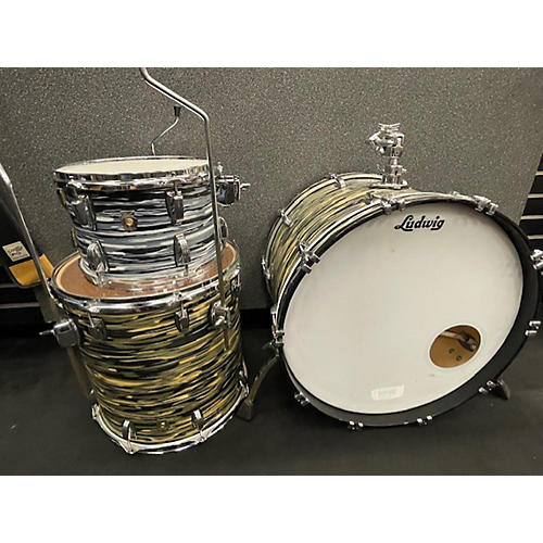 Ludwig Fab 4 Classic Maple Drum Kit Black Oyster Pearl