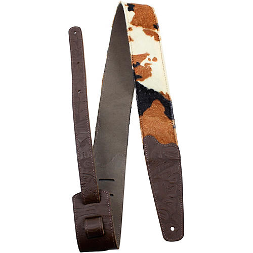 Fabric Cow Print Guitar Strap