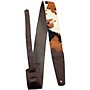 Perri's Fabric Cow Print Guitar Strap Brown 2.5 in.