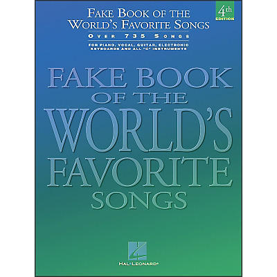 Hal Leonard Fake Book Of The World's Favorite Songs 4th Edition - Over 735 Songs