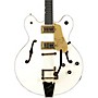 Gretsch Guitars Falcon Center Block LTD Double-Cut With String-Thru Bigsby Electric Guitar - Vintage White