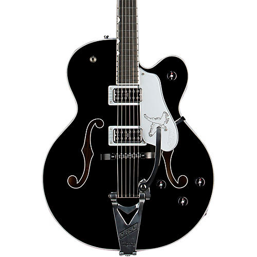 Gretsch Guitars Falcon Hollowbody With String-Thru Bigsby Electric Guitar Black