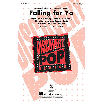 Hal Leonard Falling for Ya (from Disney Teen Beach Movie Discovery Level 2) VoiceTrax CD Arranged by Roger Emerson