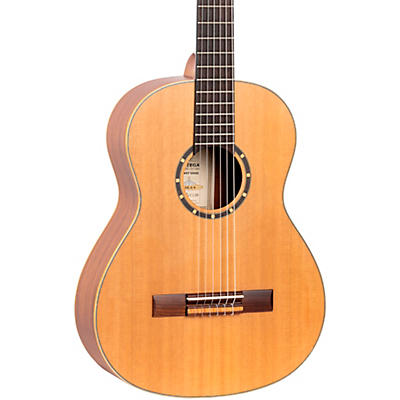 Ortega Family Series R122L-3/4 3/4 Size Left-Handed Classical Guitar