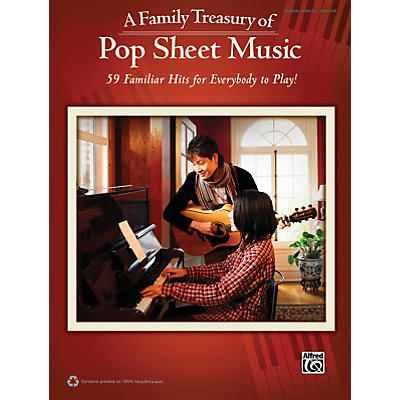 Alfred Family Treasury of Pop Sheet Music Book