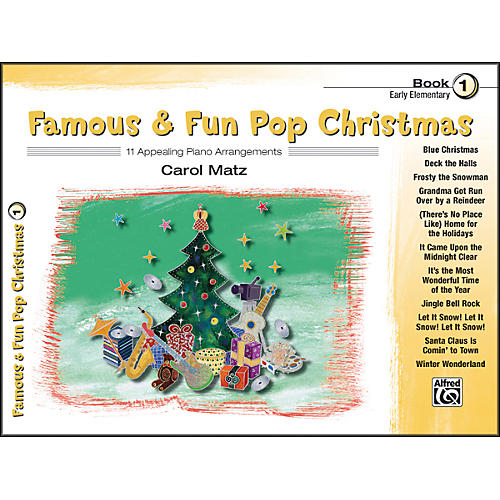 Alfred Famous & Fun Pop Christmas Book 1