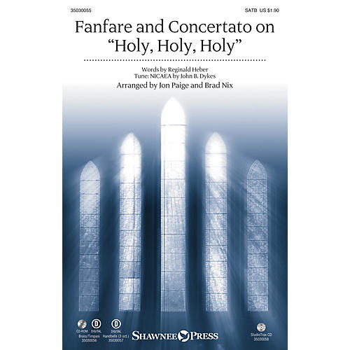 Shawnee Press Fanfare and Concertato on Holy, Holy, Holy SATB/CONGREGATION arranged by Jon Paige