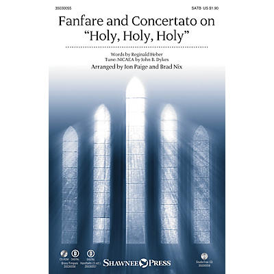 Shawnee Press Fanfare and Concertato on Holy, Holy, Holy Studiotrax CD Arranged by Jon Paige