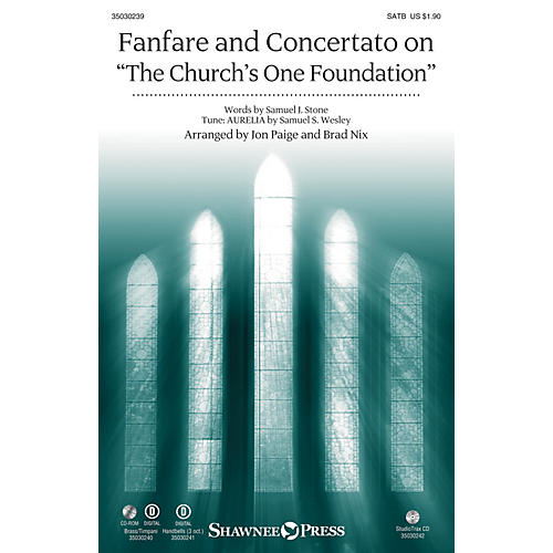 Shawnee Press Fanfare and Concertato on The Church's One Foundation Studiotrax CD Arranged by Jon Paige