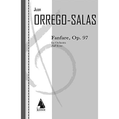 Lauren Keiser Music Publishing Fanfare for Large Orchestra, Op. 97 LKM Music Series by Juan Orrego-Salas