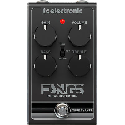 TC Electronic Fangs Metal Distortion Effects Pedal