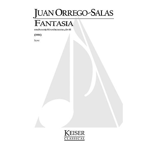 Lauren Keiser Music Publishing Fantasia for Piano and Wind Orchestra, Op. 95 LKM Music Series Composed by Juan Orrego-Salas
