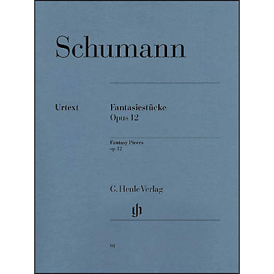 G. Henle Verlag Fantasy Pieces Op. 12 (with Appendix: Woo 28) By Schumann