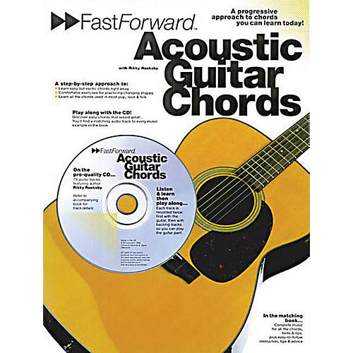 Fast Forward - Acoustic Guitar Chords Music Sales America Series Softcover with CD by Rikky Rooksby