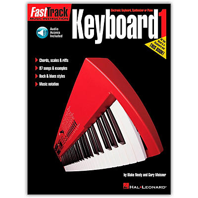 Hal Leonard Fast Track Keyboard Method Book 1 (Book/Audio Online)