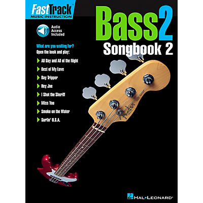 Hal Leonard FastTrack Bass Songbook 2 Level 2 Book with CD