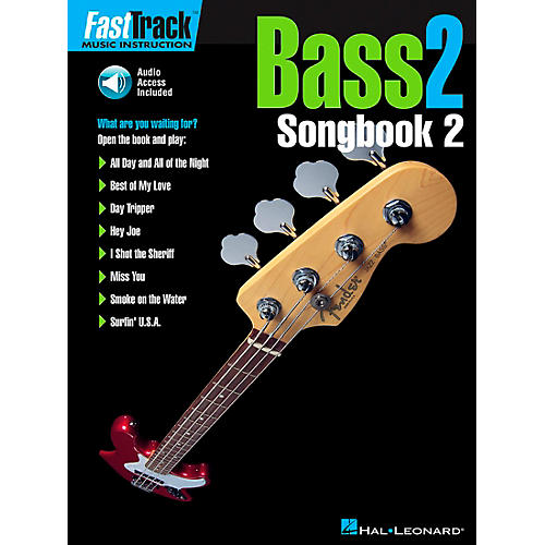 FastTrack Bass Songbook 2 Level 2 Book with CD