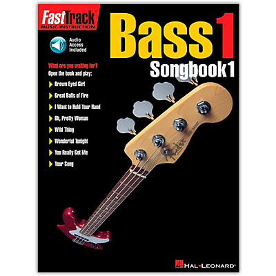 Hal Leonard FastTrack Bass Tab Songbook 1 (Book/Online Audio)