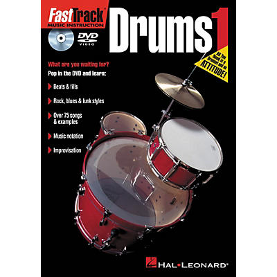 Hal Leonard FastTrack Drums 1 (DVD)