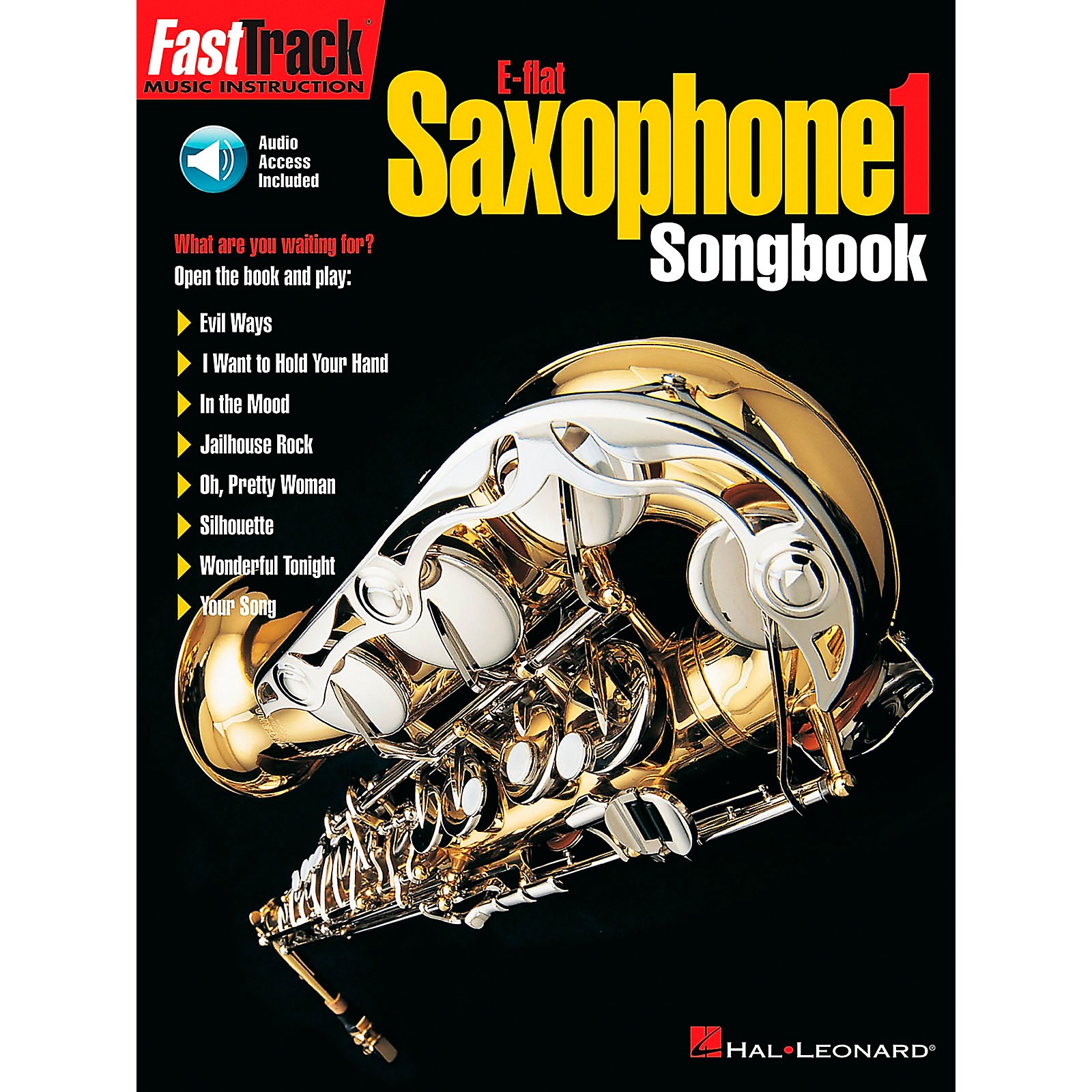 Hal Leonard FastTrack E Flat Alto Saxophone Songbook 1 Level 1 Book/CD