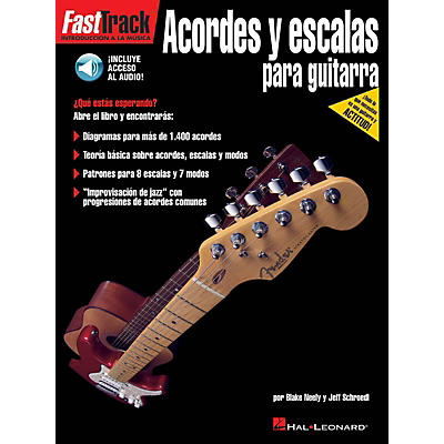 Hal Leonard FastTrack Guitar Chords & Scales - Spanish Edition BK/Audio Online by Blake Neely