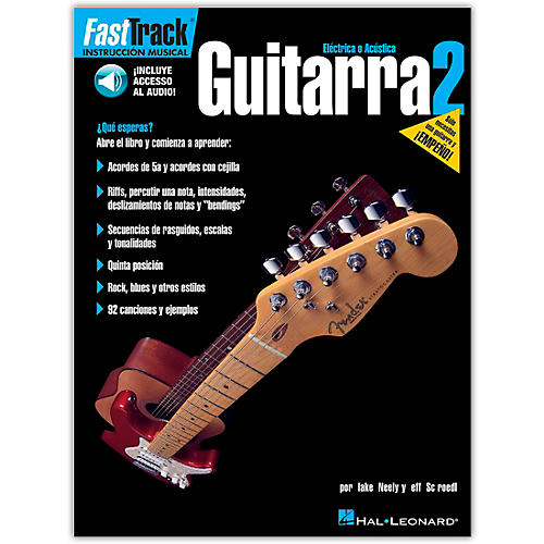 FastTrack Guitar Method Book 2, Spanish Edition (Book/Online Audio)