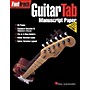 Hal Leonard FastTrack Guitar Tab Manuscript Paper