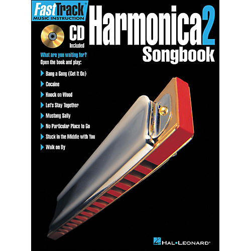 Hal Leonard FastTrack Harmonica Songbook 1 Level 2 Book/CD