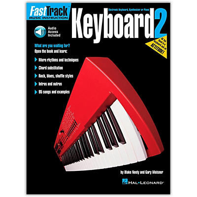 Hal Leonard FastTrack Keyboard Method Book 2 (Book/Audio Online)