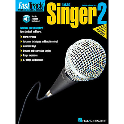 Hal Leonard FastTrack Lead Singer Method Book 2 Book/CD