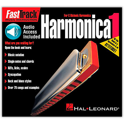 Hal Leonard FastTrack Mini Harmonica Book 1 Book/CD
