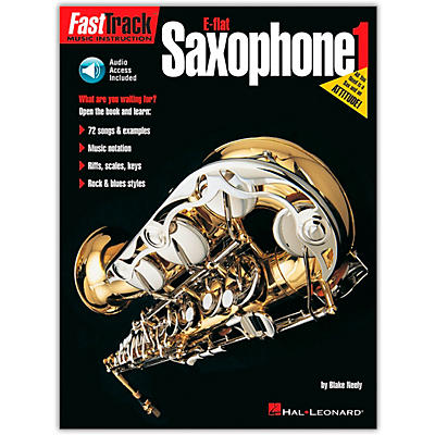 Hal Leonard FastTrack for E Flat Alto Saxophone Book 1 (Book/Online Audio)