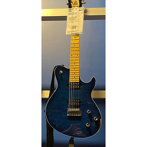 Greg Bennett Design by Samick Fastback Solid Body Electric Guitar Blue