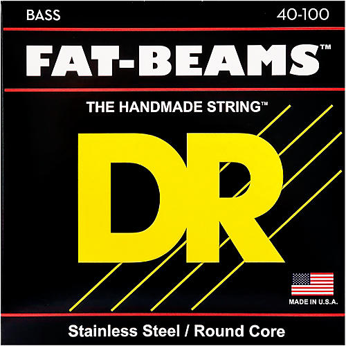 Fat-Beams Stainless Steel Lite 4-String Bass Strings (40-100)
