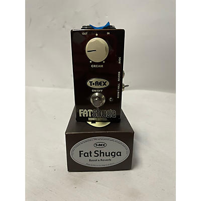 T-Rex Engineering Fat Shuga Boost With Reverb Effect Pedal