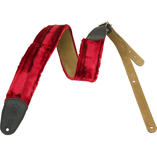 Faux Minx Guitar Strap with Suede Backing