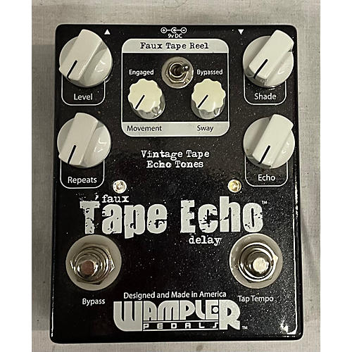 Wampler Faux Tape Echo Delay Effect Pedal