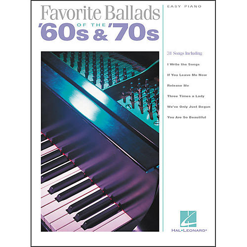 Favorite Ballads Of The 60's & 70's For Easy Piano